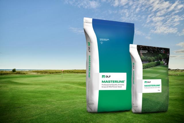 Photo of the Turfline mixture range on a green lawn