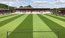 J Premier Pitch delivers  resilience and rapid  establishment at Stevenage FC