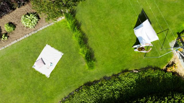 Garden seen from above